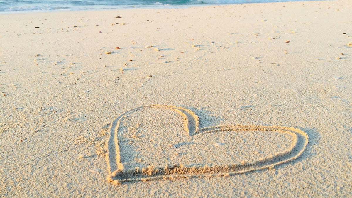 coeur-plage-saint-valentin Image