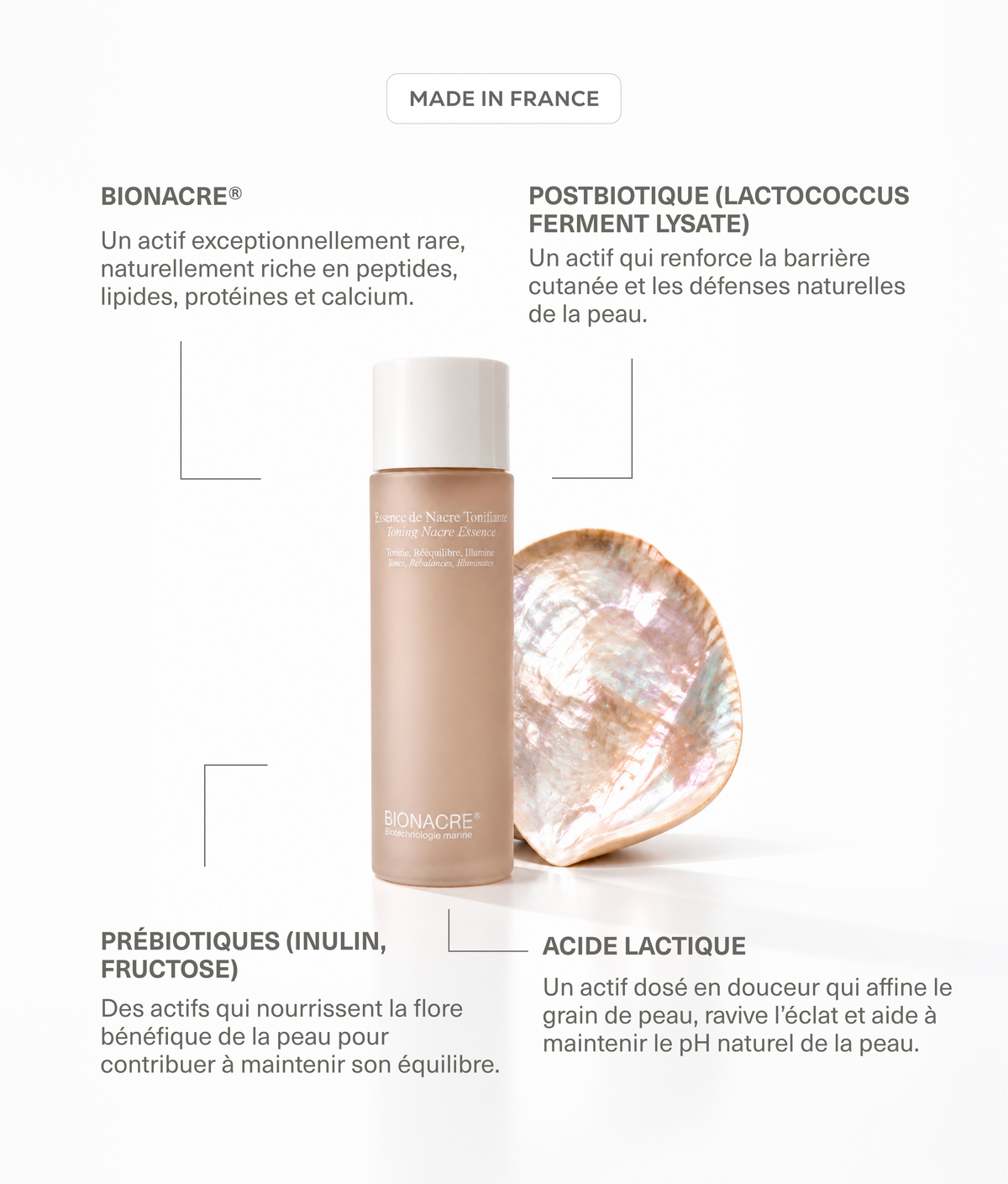 ESSENCE DE NACRE TONIFIANTE - Bionacre
