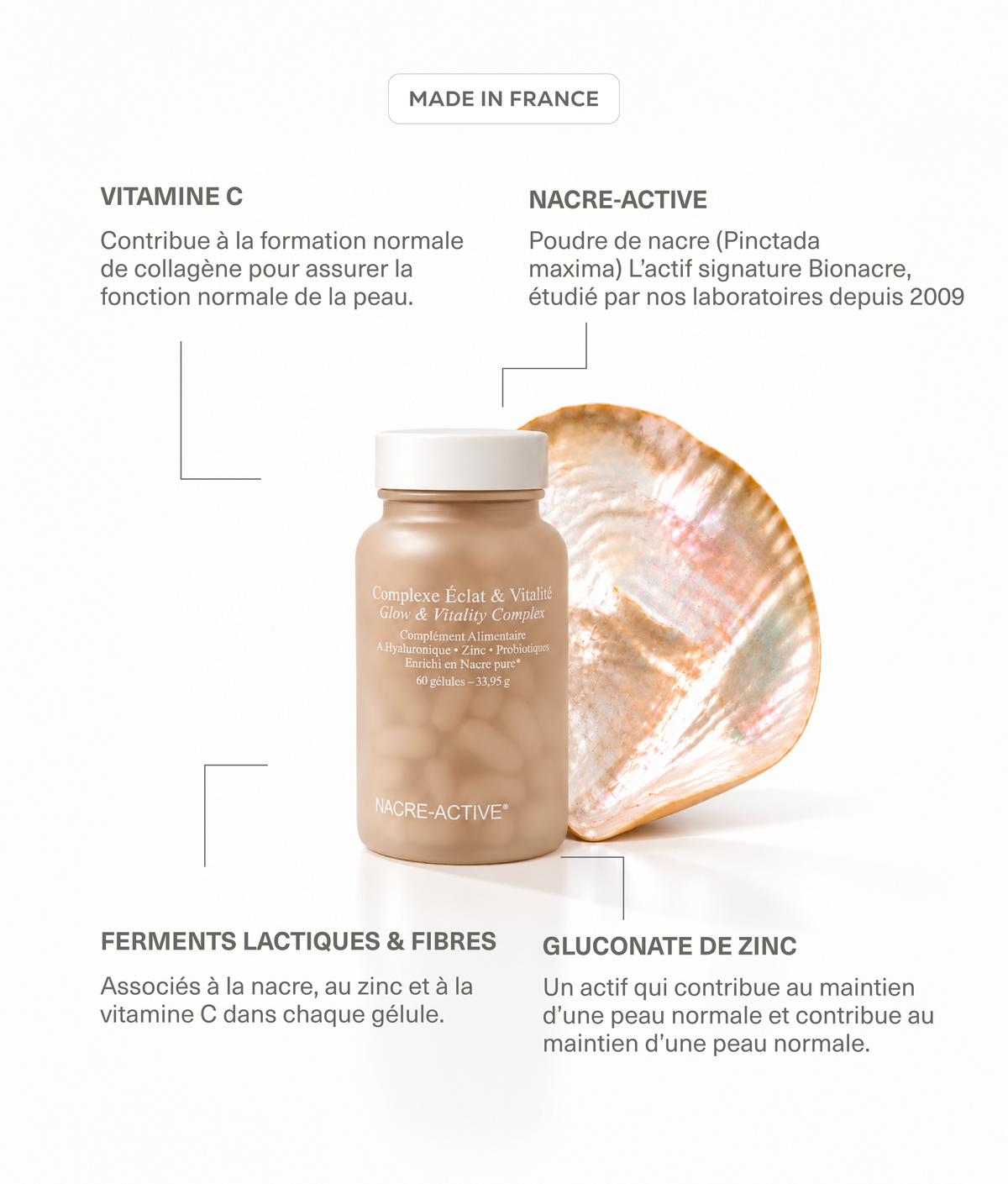 CURE COMPLEXE ÉCLAT & VITALITÉ - Nacre-Active