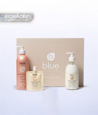 Coffret Perles de Douceur Physio Nacre comprenant le lait corps douceur, la crème mains douceur et la mini crème mains pour hydrater et protéger la peau au quotidien.